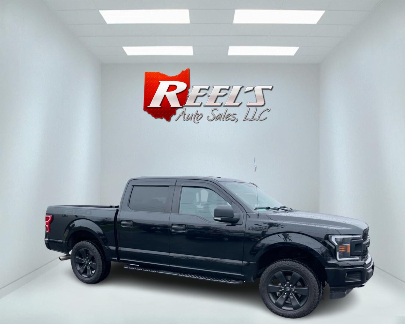 2018 Black /Black Ford F-150 STX SuperCrew 5.5-ft. Bed 4WD (1FTEW1EP7JF) with an 2.7L V6 DOHC 24V TWIN TURBO engine, 10 Speed Auto transmission, located at 11115 Chardon Rd. , Chardon, OH, 44024, (440) 214-9705, 41.580246, -81.241943 - Photo#3